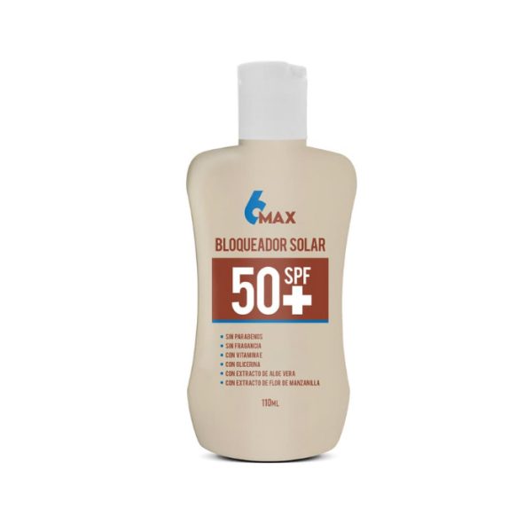 BLOQUEADOR SOLAR EN FRASCO 1 LTR FACTOR 50 – 6MAX