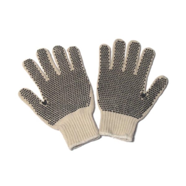 GUANTE DE HILO CON PUNTOS DE PVC