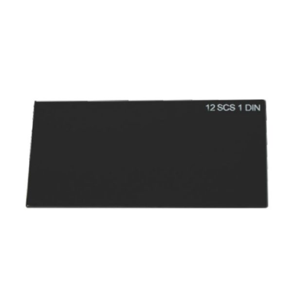 Luna de vidrio oscura rectangular