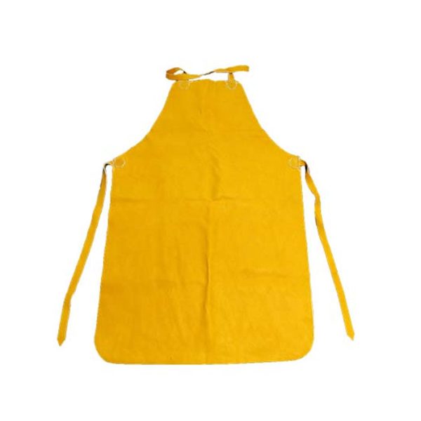 Mandil de cuero res amarillo